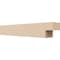 Ekena Millwork 4in. W x 4in. H x 24in. L Chapel Hill Woodgrain TimberThane Rafter Tail, Primed Tan RFTUR04X04X24CHPRCPR - alternate 1